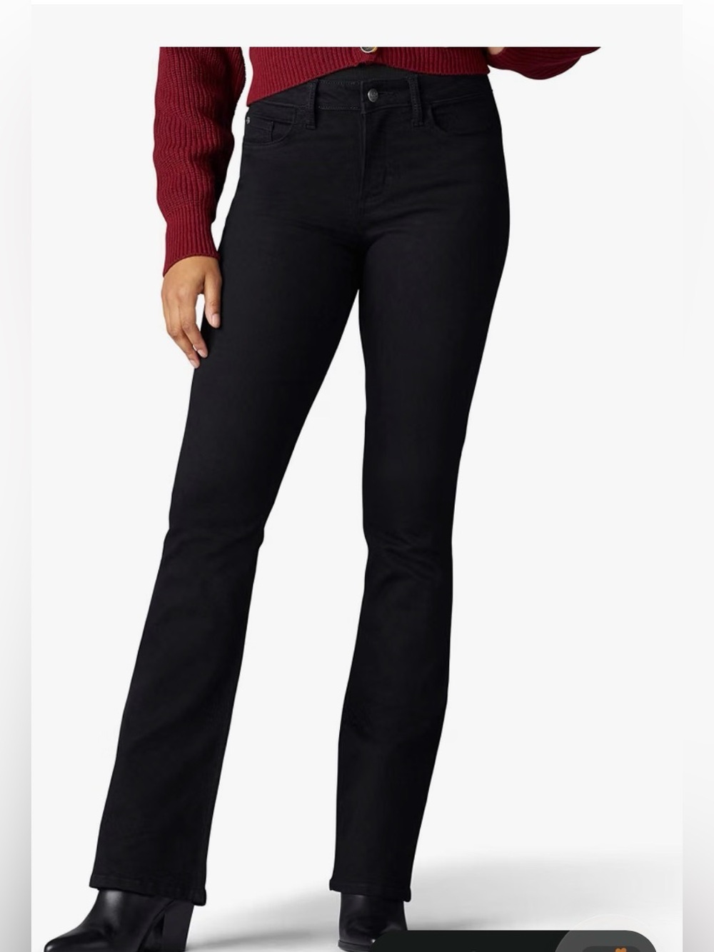 Lee Riders Indigo Women’s Black stretch Bootcut Jeans